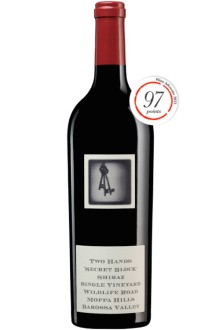 VINO TINTO SECRET BLOCK SHIRAZ 14,3% TWO HANDS